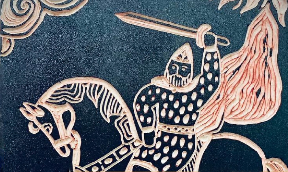  LINOGRAVING MASTER CLASS "BOGATYR ILYA MUROMETS" 7+