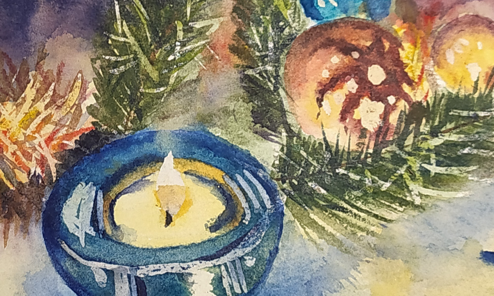 МАСТЕР-КЛАСС «РОЖДЕСТВЕНСКАЯ ОТКРЫТКА» 7+