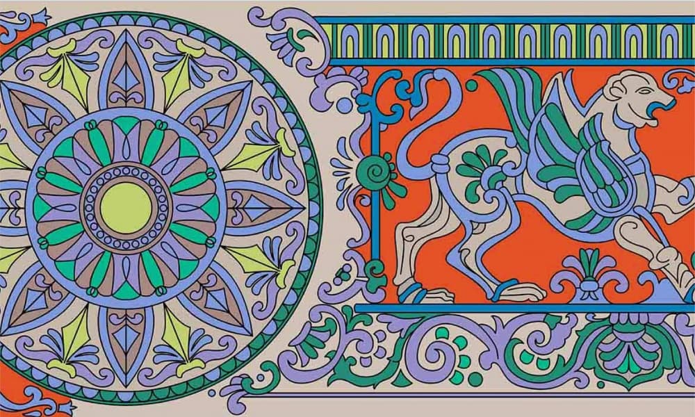 ЭКСКУРСИЯ ПО ВЫСТАВКЕ «ОРНАМЕНТАЛЬНОЕ НАСЛЕДИЕ РОССИИ. РОСТАН ТАВАСИЕВ. 1938 – 2006»