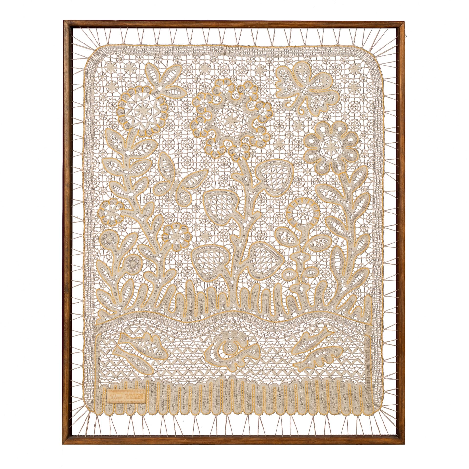 ПАННО КРУЖЕВНОЕ «50-ЛЕТИЕ НИИХП»