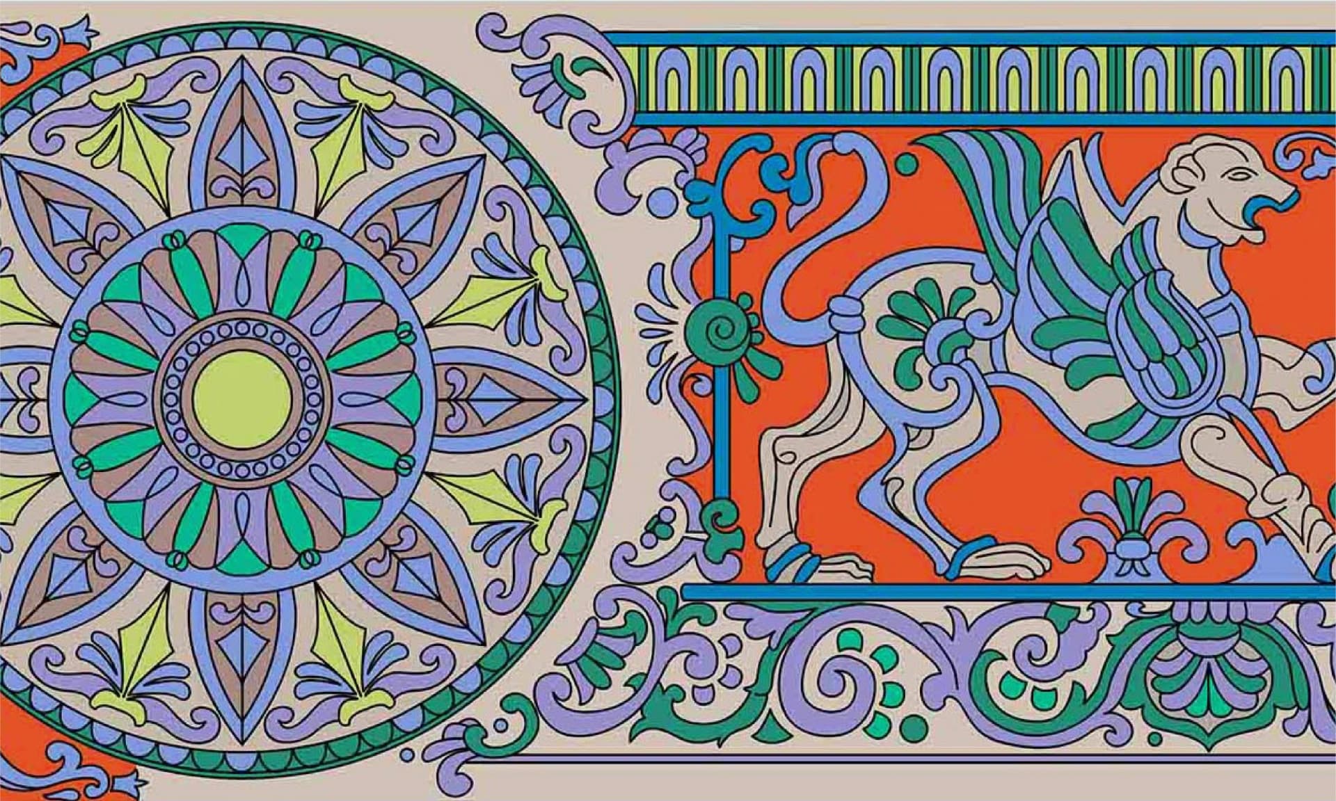 ЭКСКУРСИЯ ПО ВЫСТАВКЕ «ОРНАМЕНТАЛЬНОЕ НАСЛЕДИЕ РОССИИ. РОСТАН ТАВАСИЕВ. 1938 – 2006»